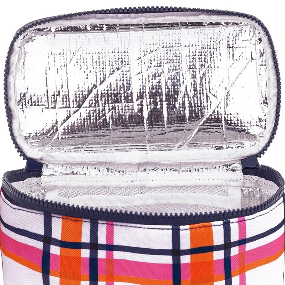 Kate Spade New York Insulated Lunch Tote, Spring Plaid - Picture 2 of 9